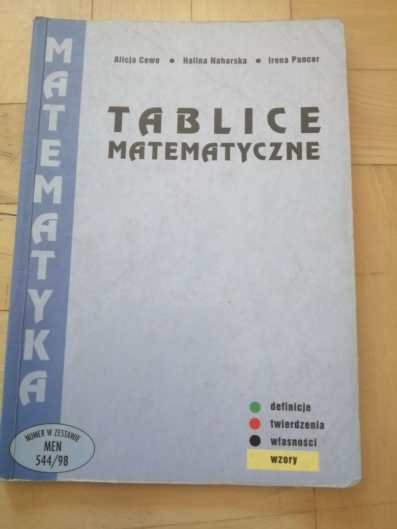 Książka Tablice Matematyczne