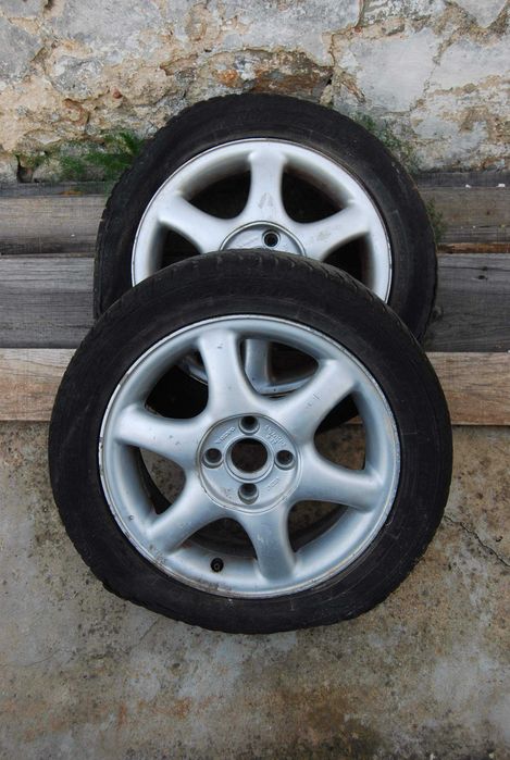 2 Jantes Alumínio 4x100 Volvo 460 ou outros