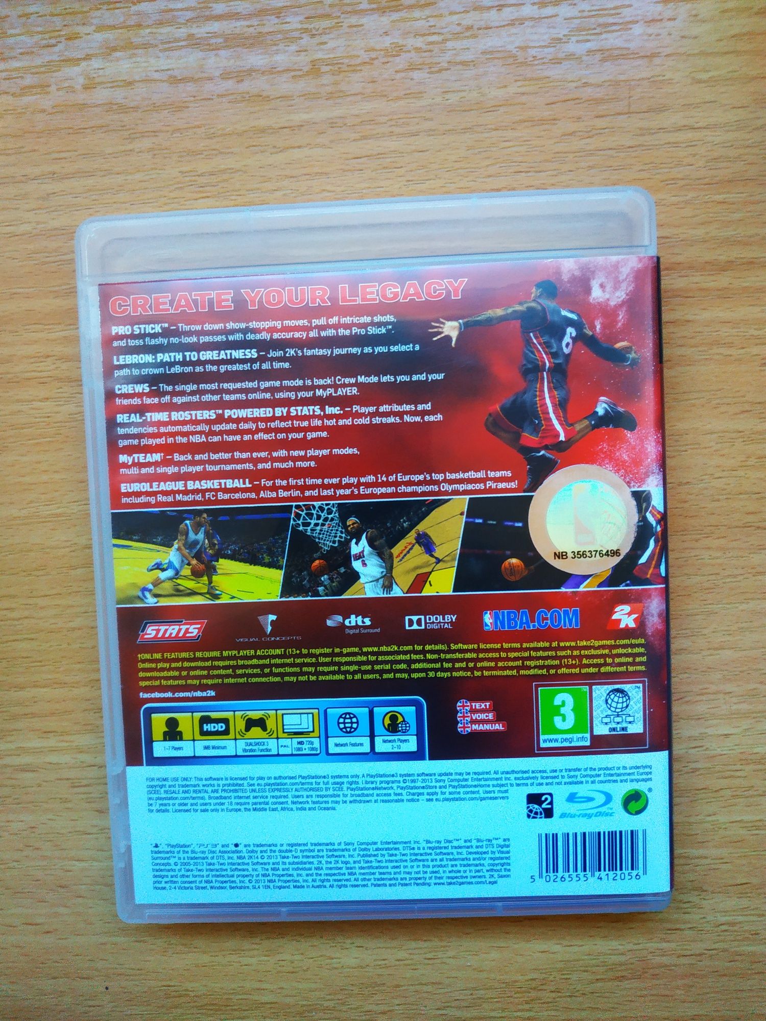 NBA 2k14 ps3,#,stan bardzo dobry, wysyłka olx