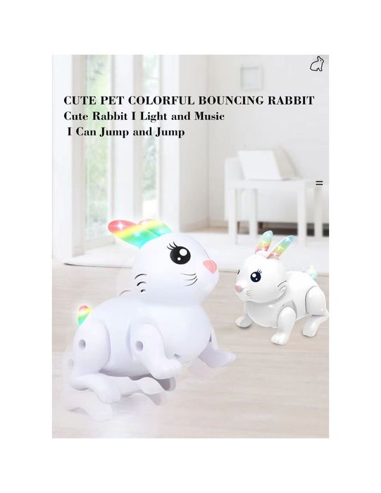 Brinquedo Interativo Coelho Qiaoyang QA-RB15