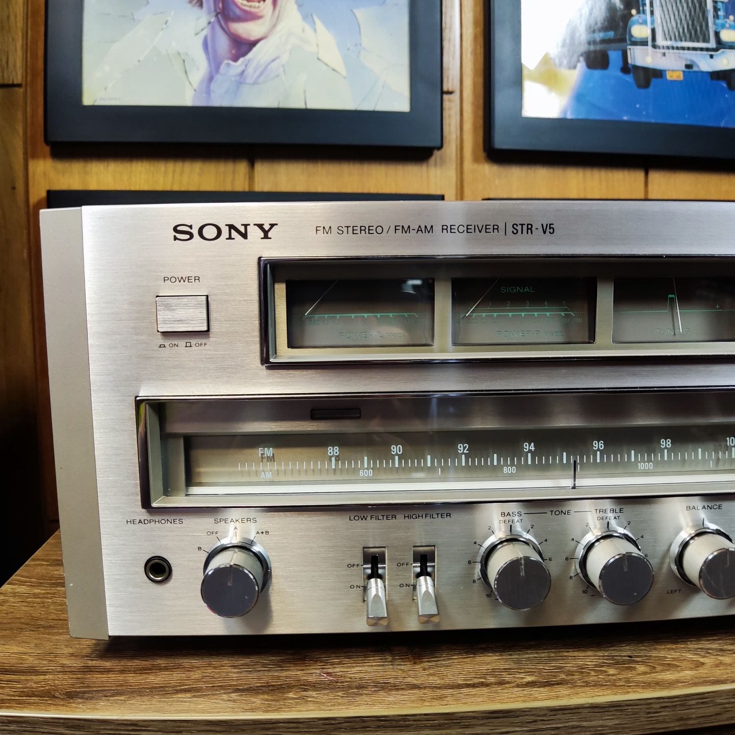 Amplituner SONY FM/AM STEREO receiver STR-V5 STR V5 Vintage