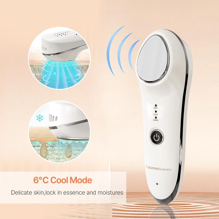 Массажер для лица TOUCHBeauty с горячим и холодным эффектом