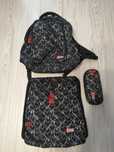 Komplet Plecak st. Right 26l czarny serca