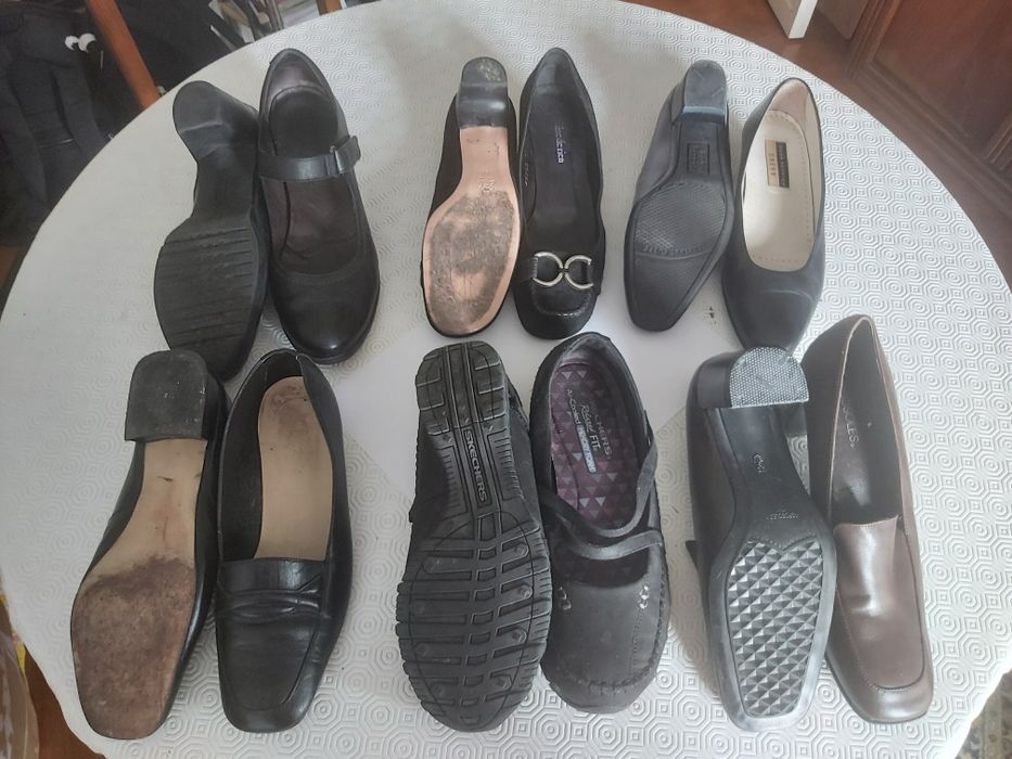 Sapatos em pele, otimo estado