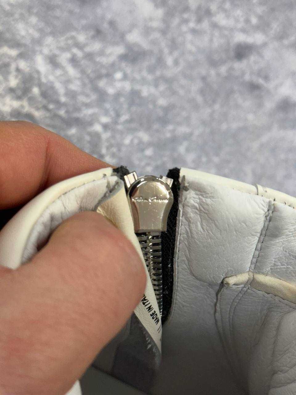 Rick Owens Geobasket Ramones jumbo laces білі кеди opium archive Milk