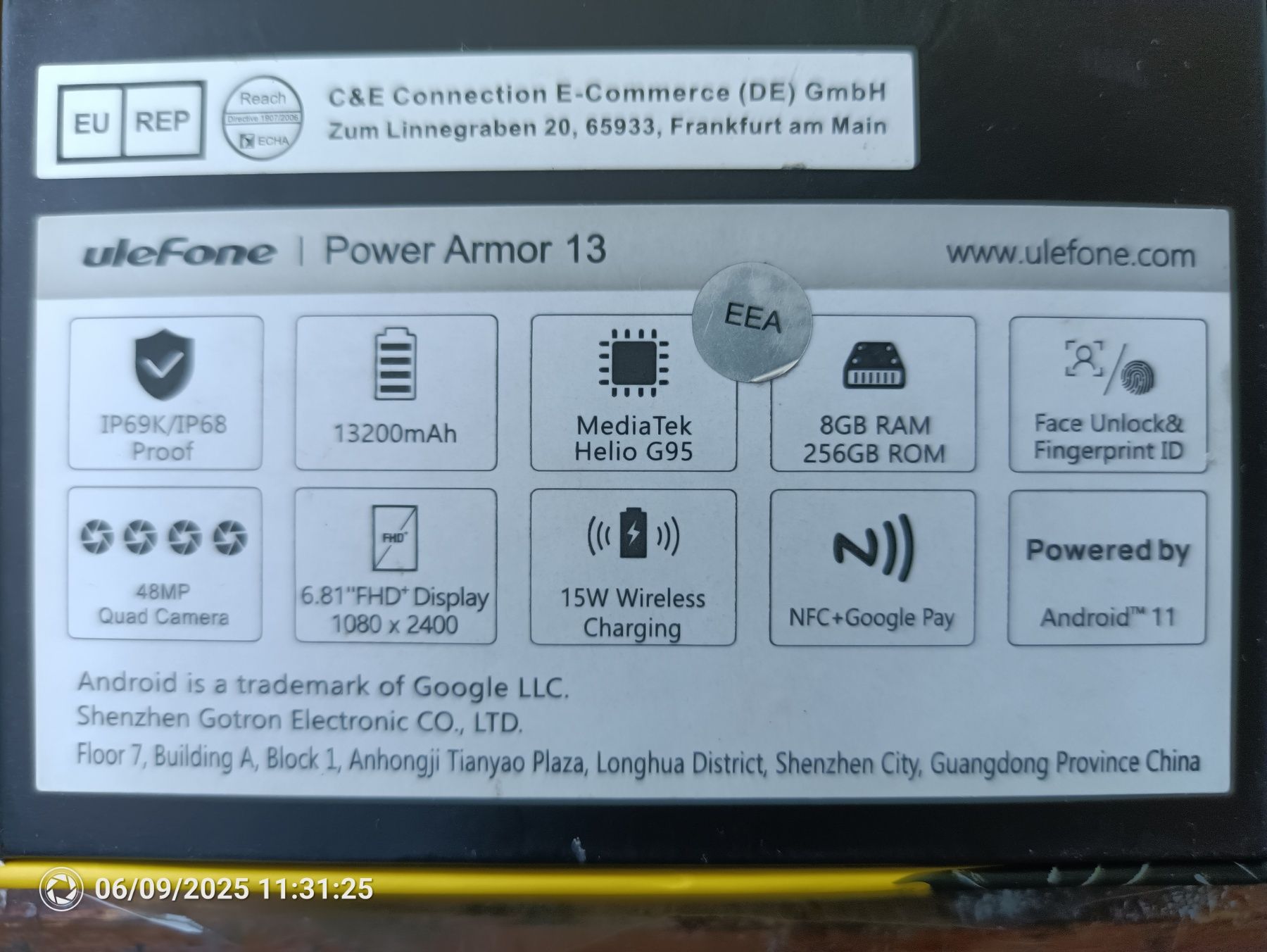 Ulefone armor 13.