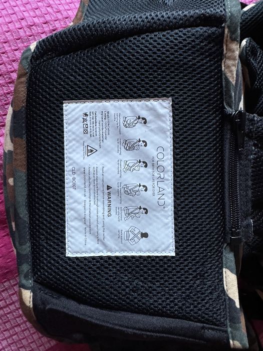 Marsupio Colorland - padrão militar - optimo estado