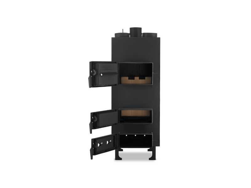 Piec nadmuchowy z nadmuchem dmuchawa HIGHER PN3 o mocy 25 kW ECODESIGN