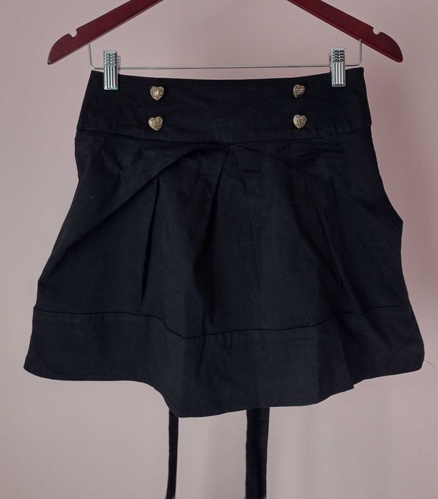 czarna spódniczka na szelkach Atmosphere - rozmiar 8