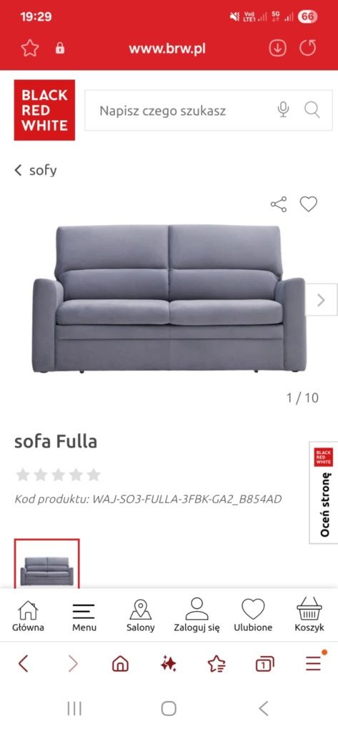 Sprzedam Sofe Fulla z BRW