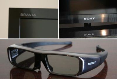 LED телевізор SONY Bravia 46" 3D, 1080p + 2 подарунки