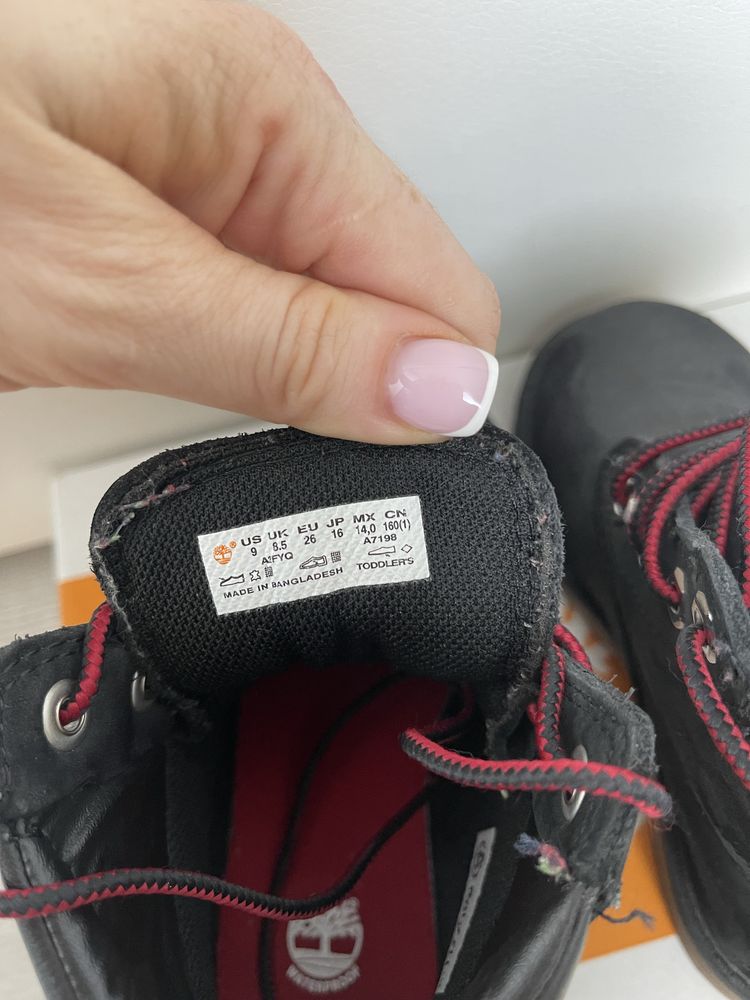 Чоботи дитячі Timberland оригінал
