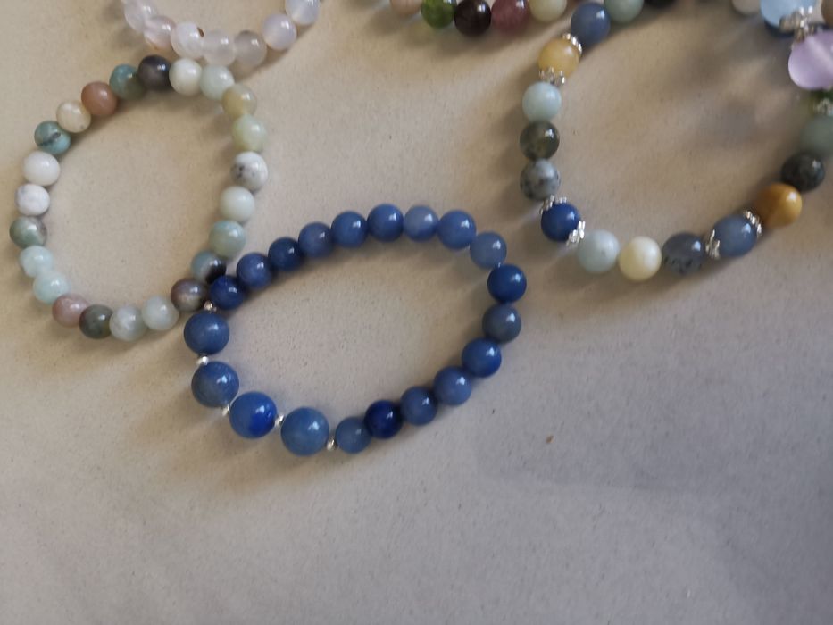 Pulseiras de cristais Reais