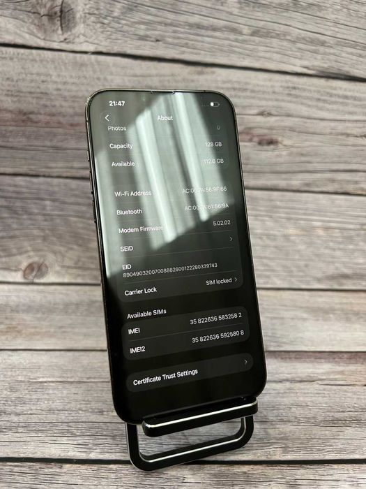 iPhone 13 pro max graphite 128gb!!!З США!! R-SIM!! 91%