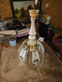 Stara lampa sufitowa prl antyk
