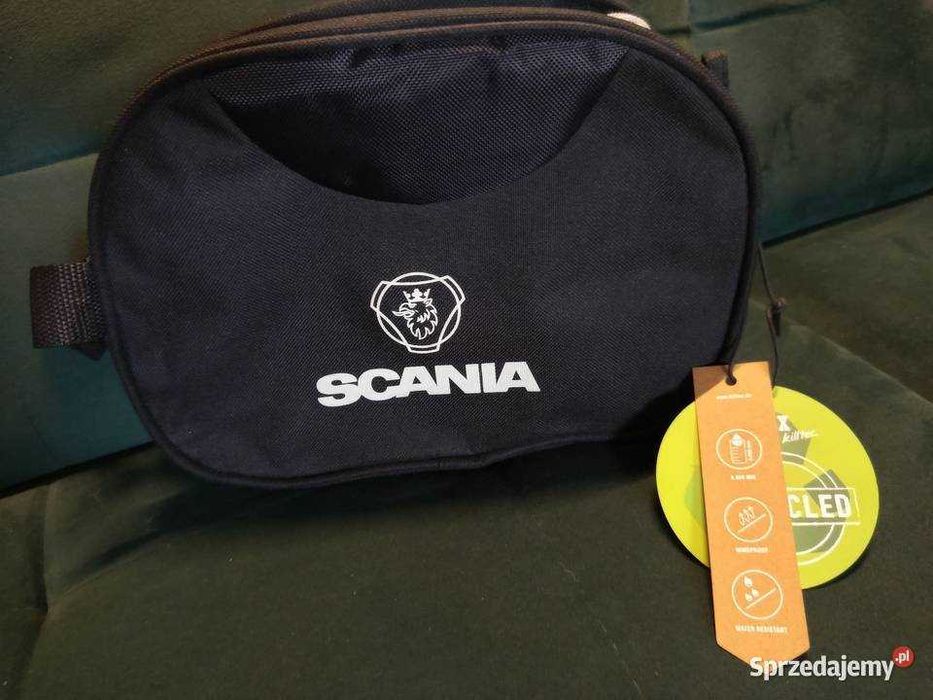 Praktyczna, elegancka saszetka kosmetyczka z logo SCANIA - Nowa