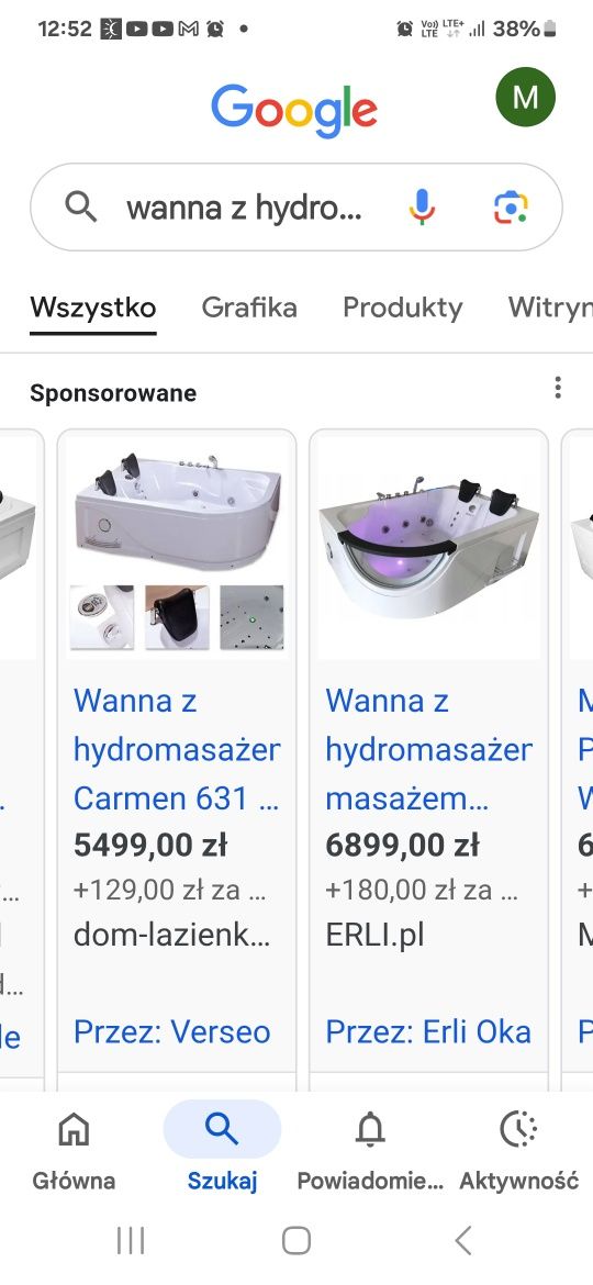 Wanna 2 osobowa z hydromasażem ,ozonowaniem,radio, swiatła 2200zl