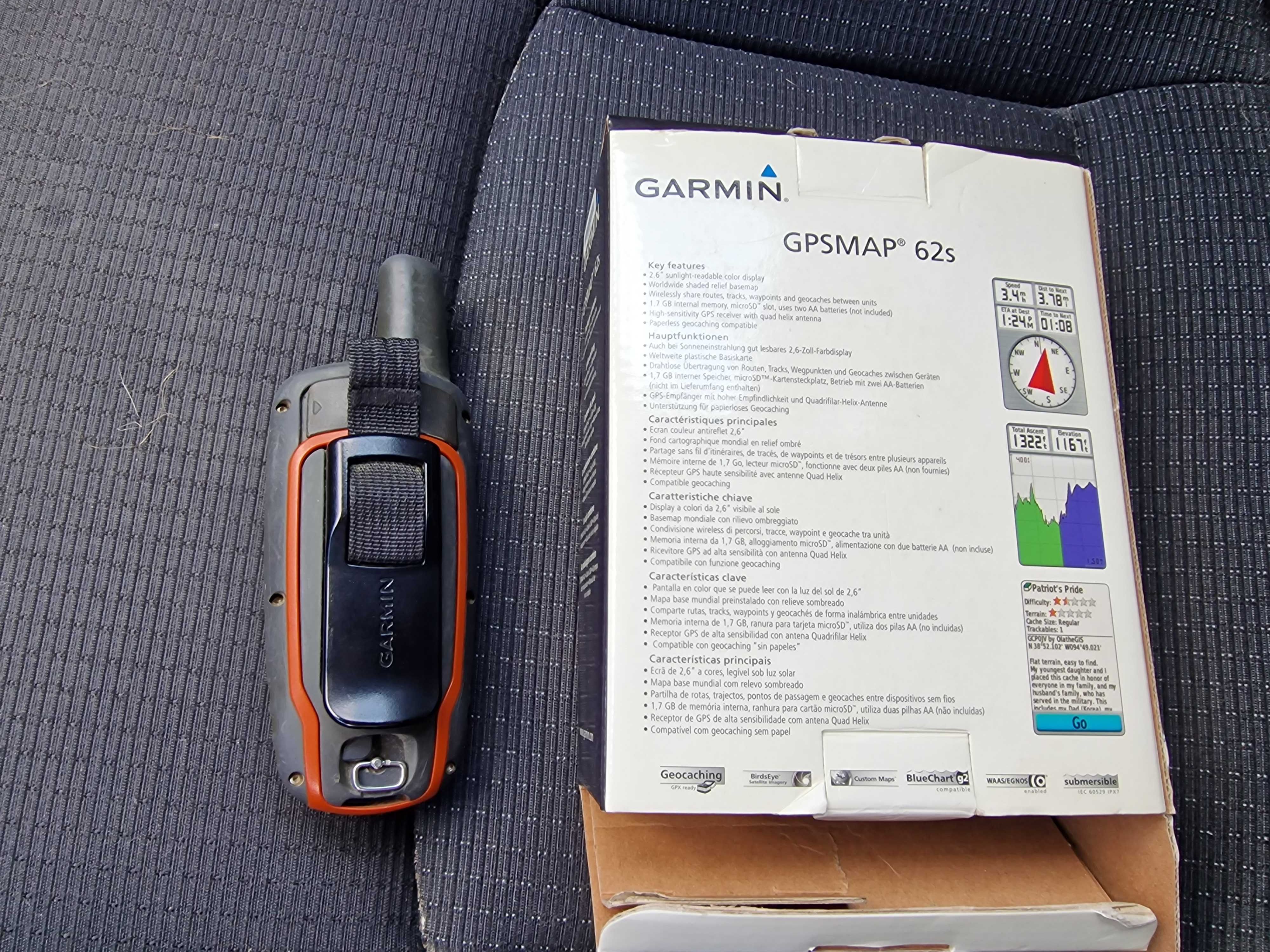 Навигатор garmin  gpsmap 62s
