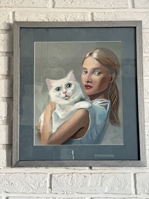 Картина , темпера , 40,5*35см