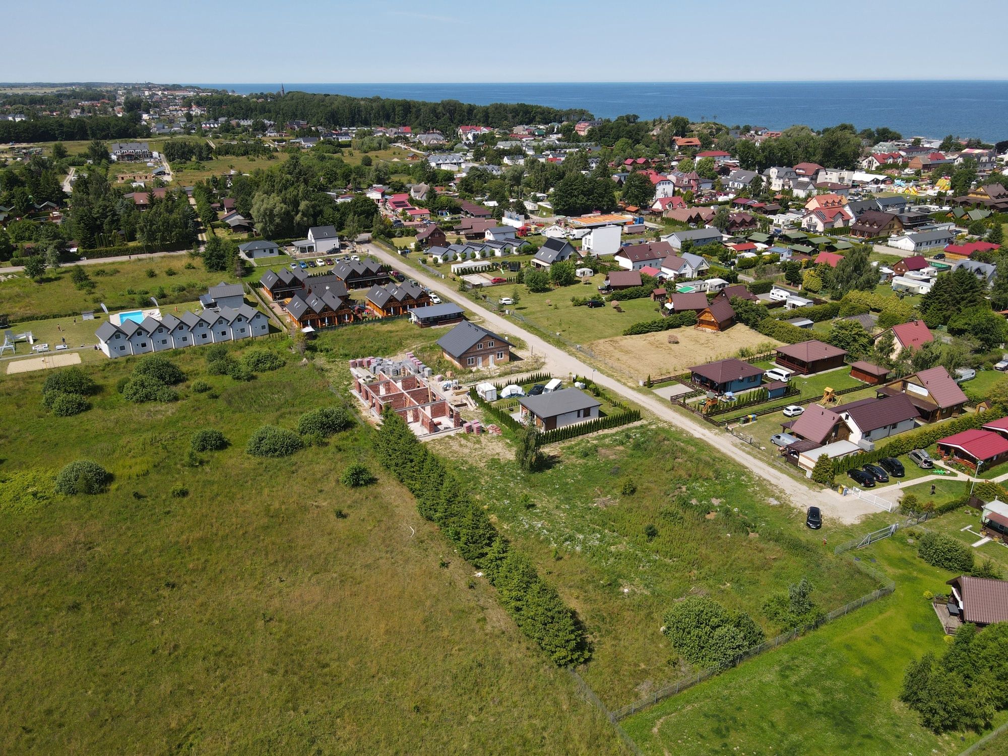 CHŁOPY działka budowlana 2000m²- cena 800zł/m²