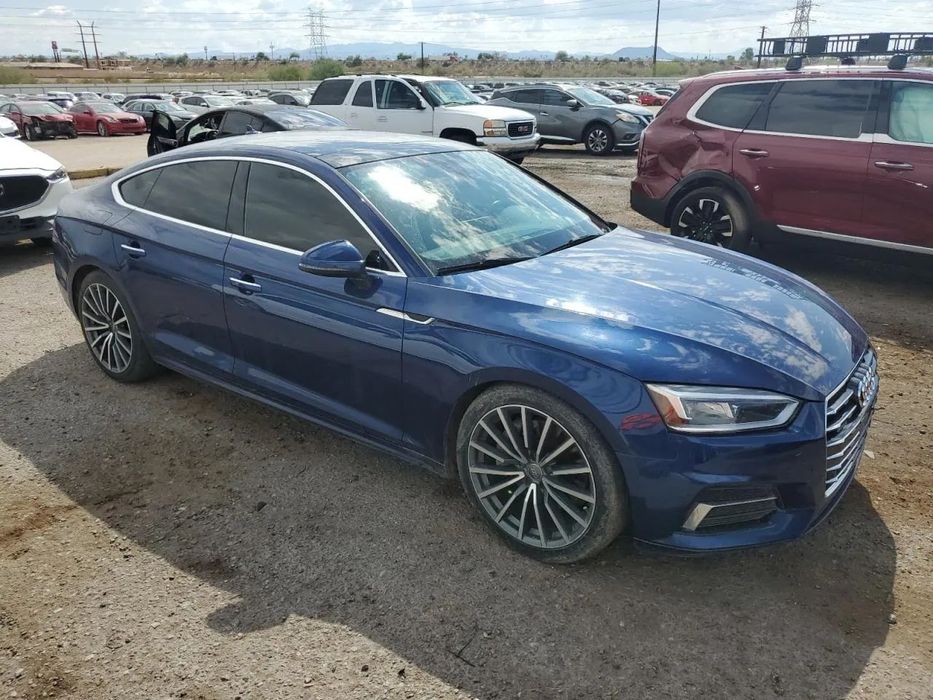 Audi A5 Sportback Sprawdzona historia, autko z 2018 roku w transporcie do Polski