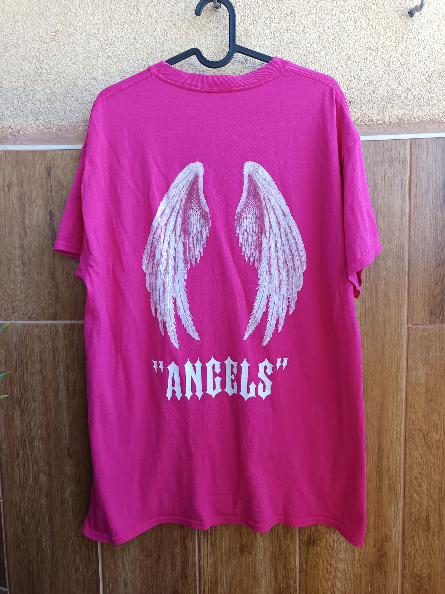 Koszulka T-shirt Angel Wings fit L SWAG Drip Affliction Rap Hiphop Emo