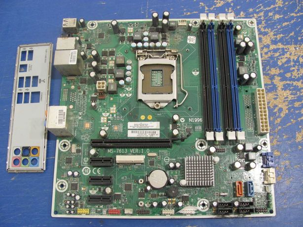 Материнська плата 1156 + процесор Intel Core i5 750