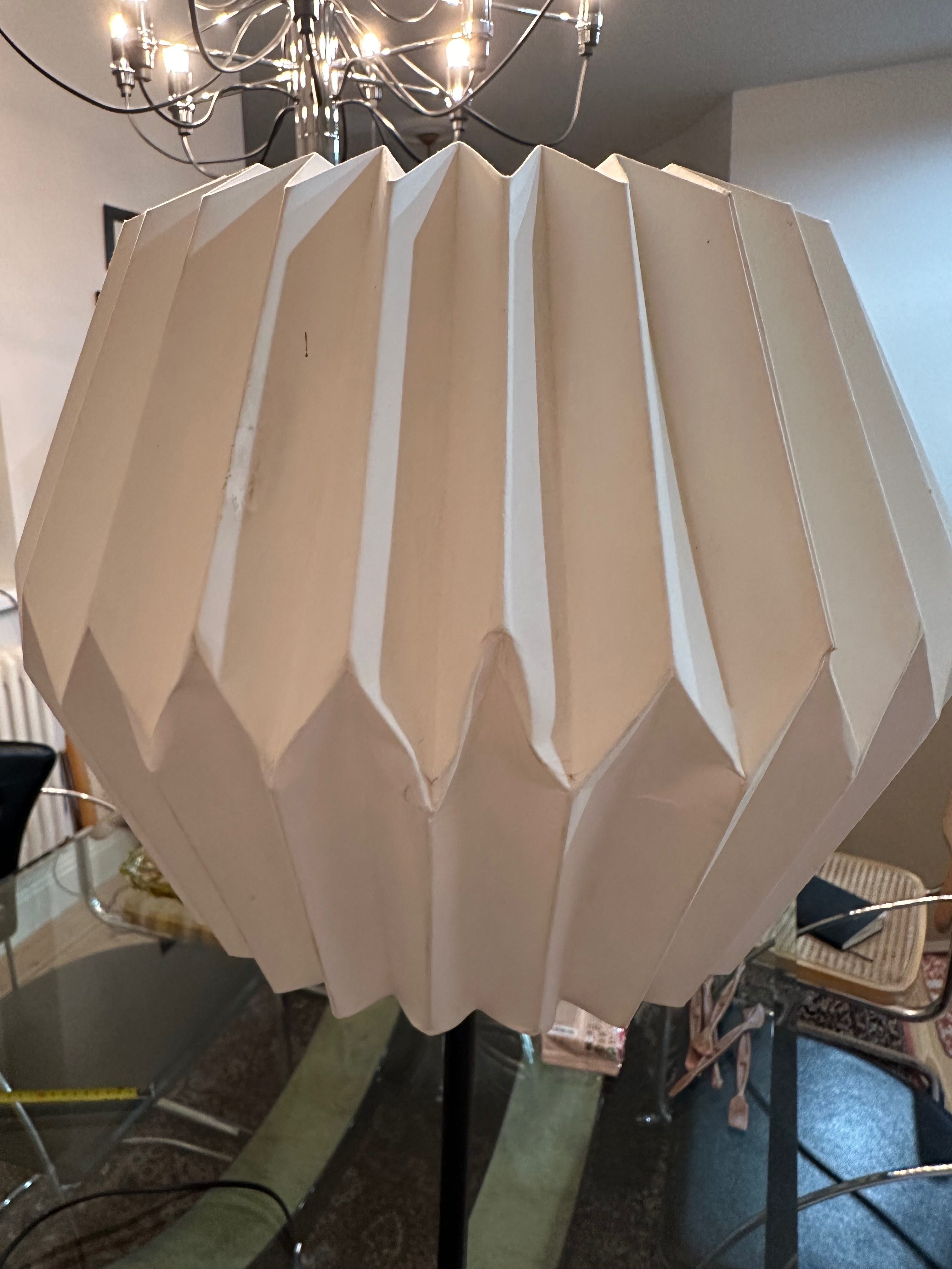 Lampa stołowa  Ikea lata 80 papierowy abażur