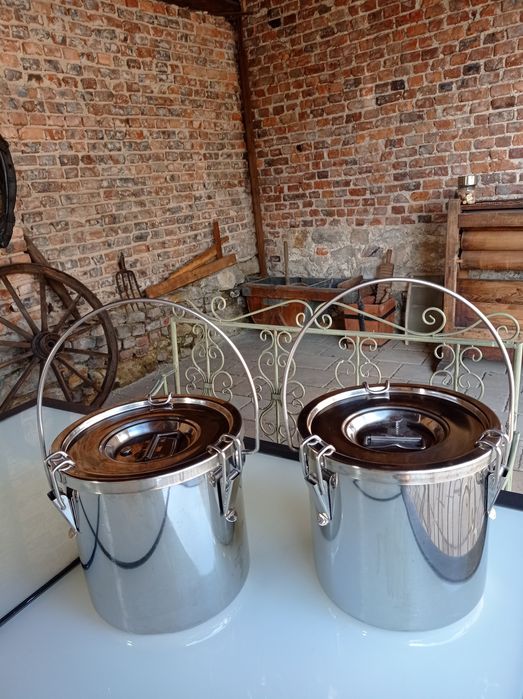 Pojemnik hermetyczny 10 litrów stal nierdzewna