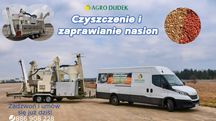 Czyszczenie i zaprawianie nasion zboża dla gospodarstw rolnych. DOJAZD