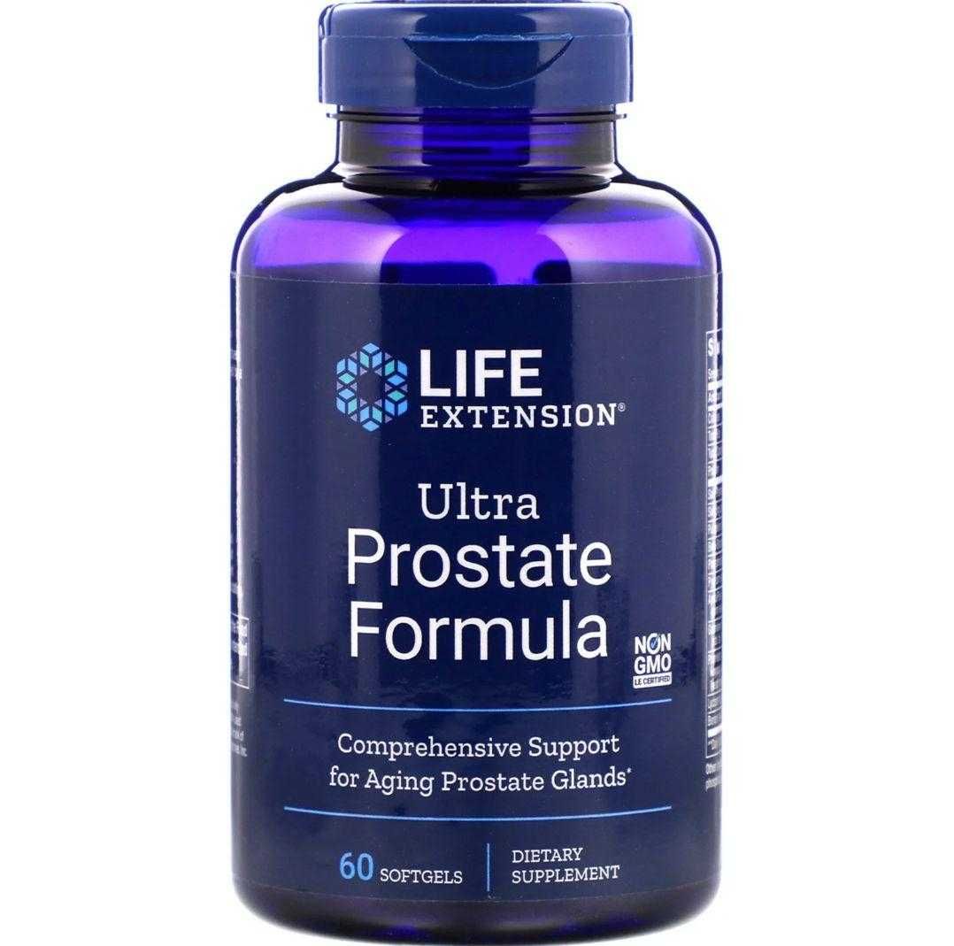 Ultra Natural Prostate, Life Extension, 60 капсул
