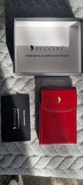 Wizytownik skórzany Puccini