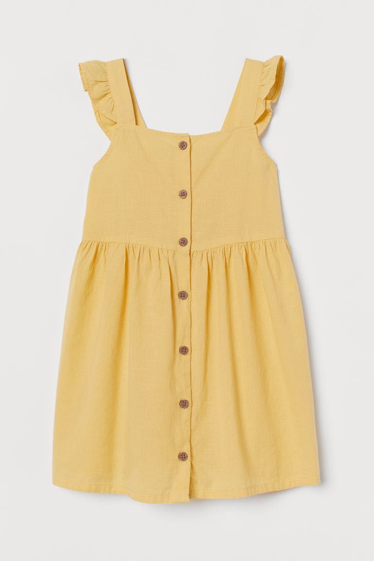 Sukienka H&M żółta 122