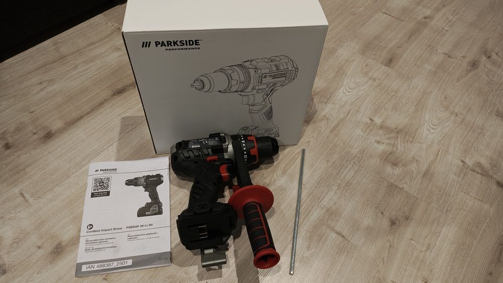 Wiertarko wkrętarka parkside performance PSBSAP 20-li D4 NOWY NOWA v20