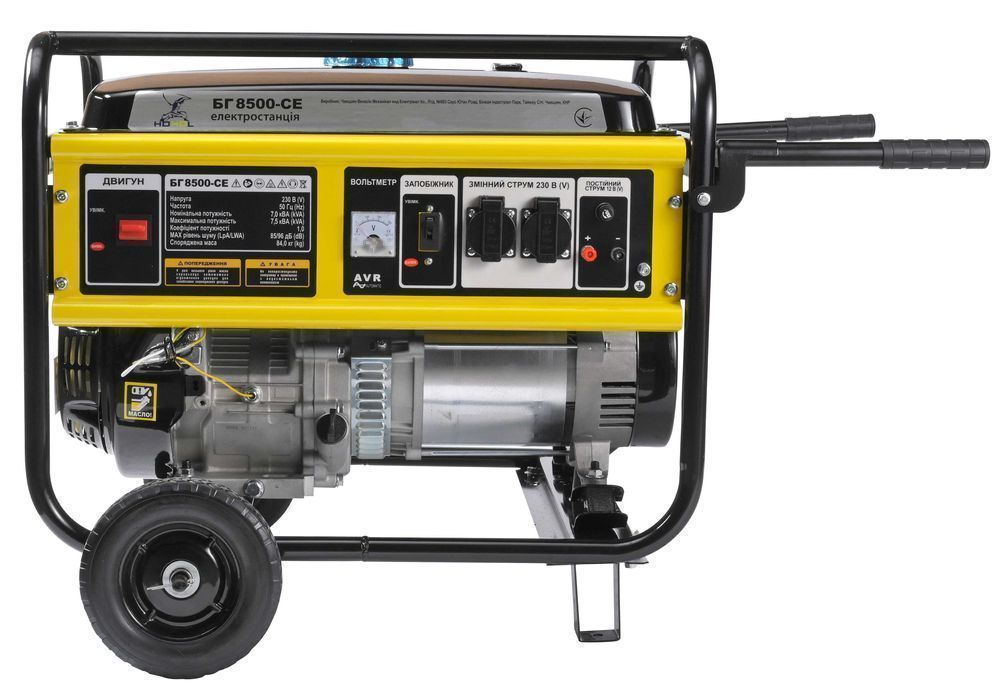 Генератор бензиновый Hohol БГ 8500-СE (230B /7,0-7,5 кВт) МЕДЬ, zen579