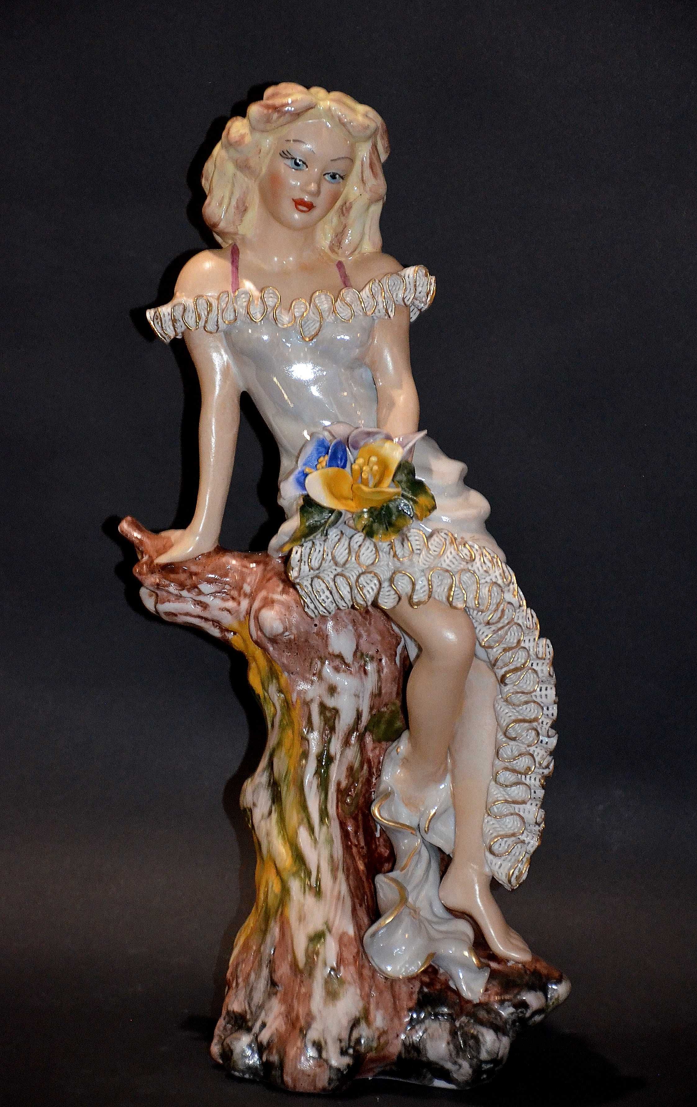 Porcelana Roceram figurka Lola 37cm do kolekcji