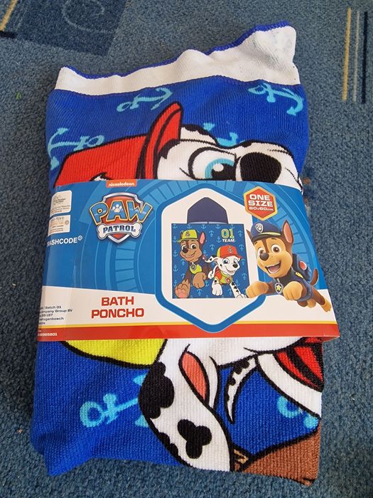 Ponczo ręcznik psi patrol