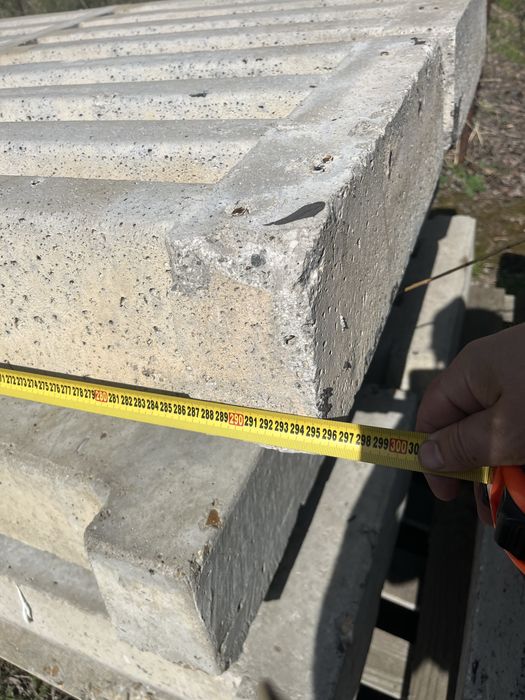 Плити бетонні розмір на фото