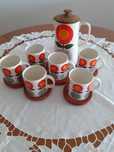 Conjunto de canecas em louça da Sacavem