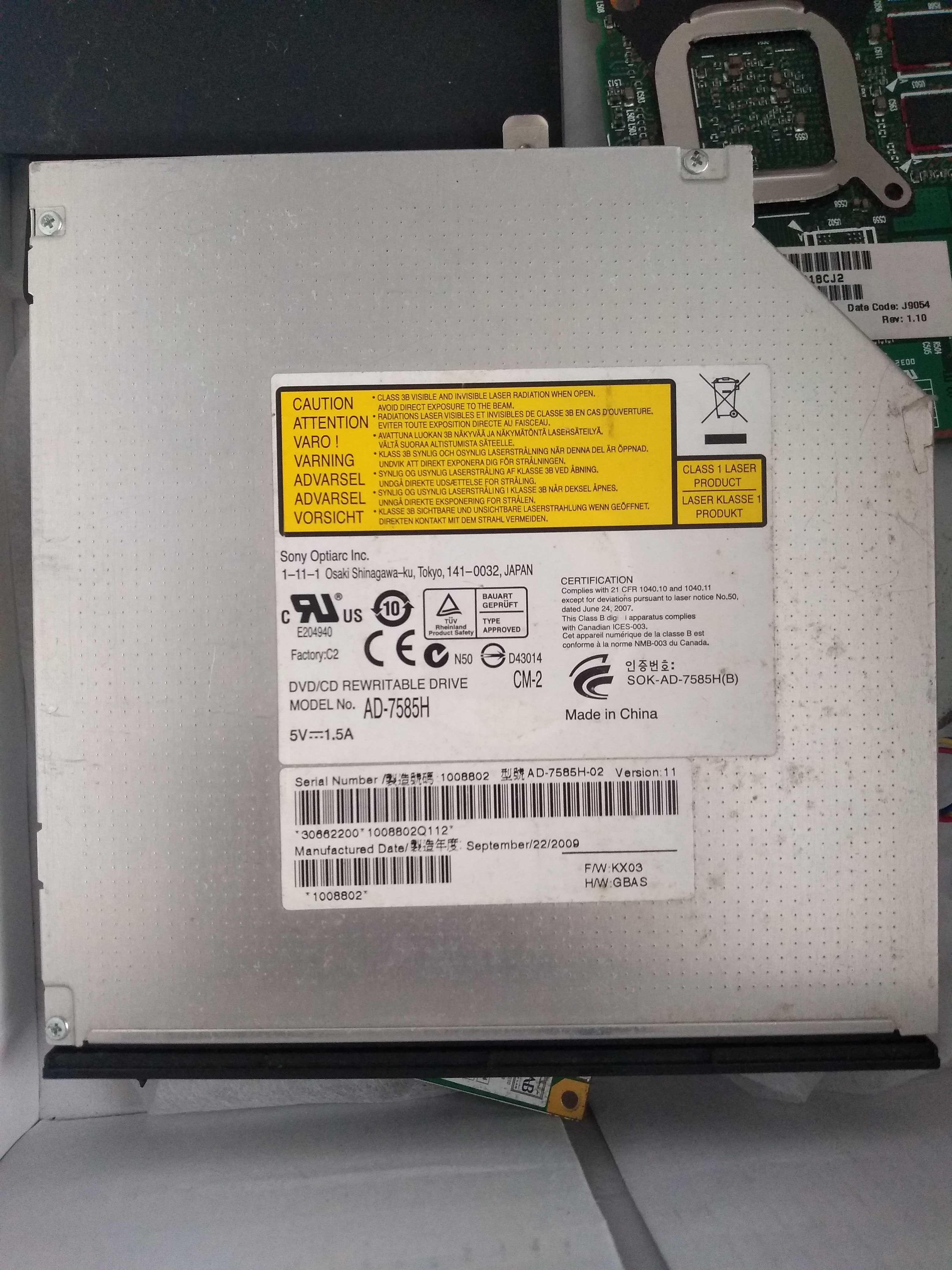 Portátil Toshiba A300-276 peças