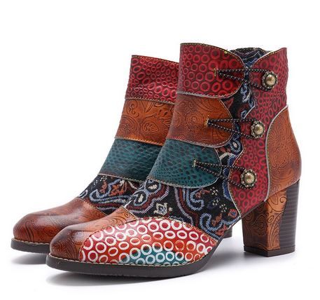 Botki w stylu boho rozm. 41