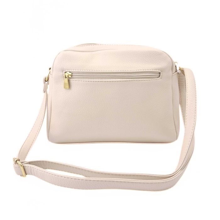 Beżowa torebka crossbody Enrico Coveri