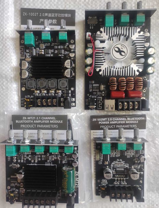 Усилитель 2.0 2.1 аудіо підсилювач ZK MT21 TB21 HT21 502MT 1002T 1602T