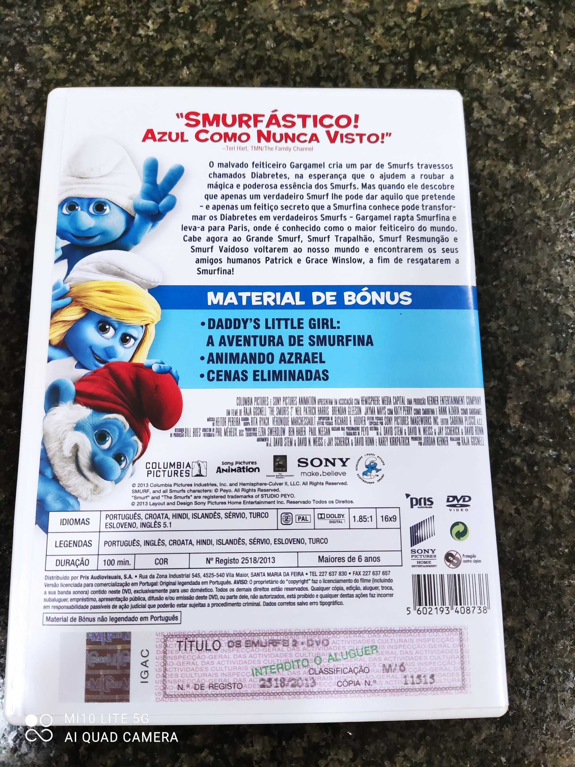 DVD - Os Smurfs (2)