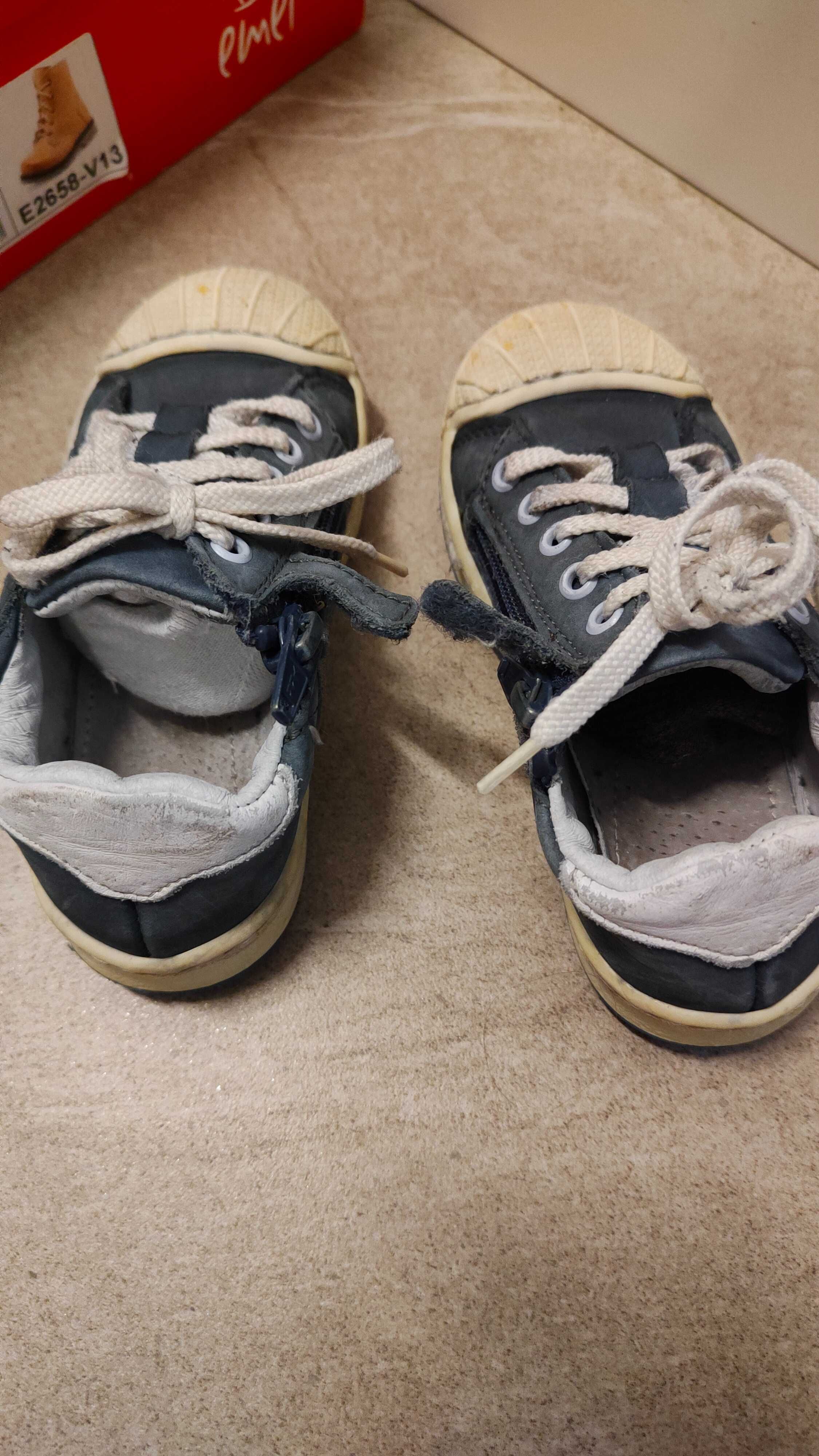Buty dziecięce EMEL 26 obuwie profilaktyczn półbuty tenisówki skórzane