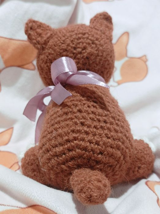 Пітбуль коричневий в'язаний