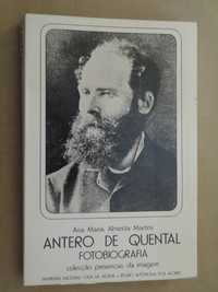 Antero de Quental de Ana Maria Almeida Martins - Vários Livros