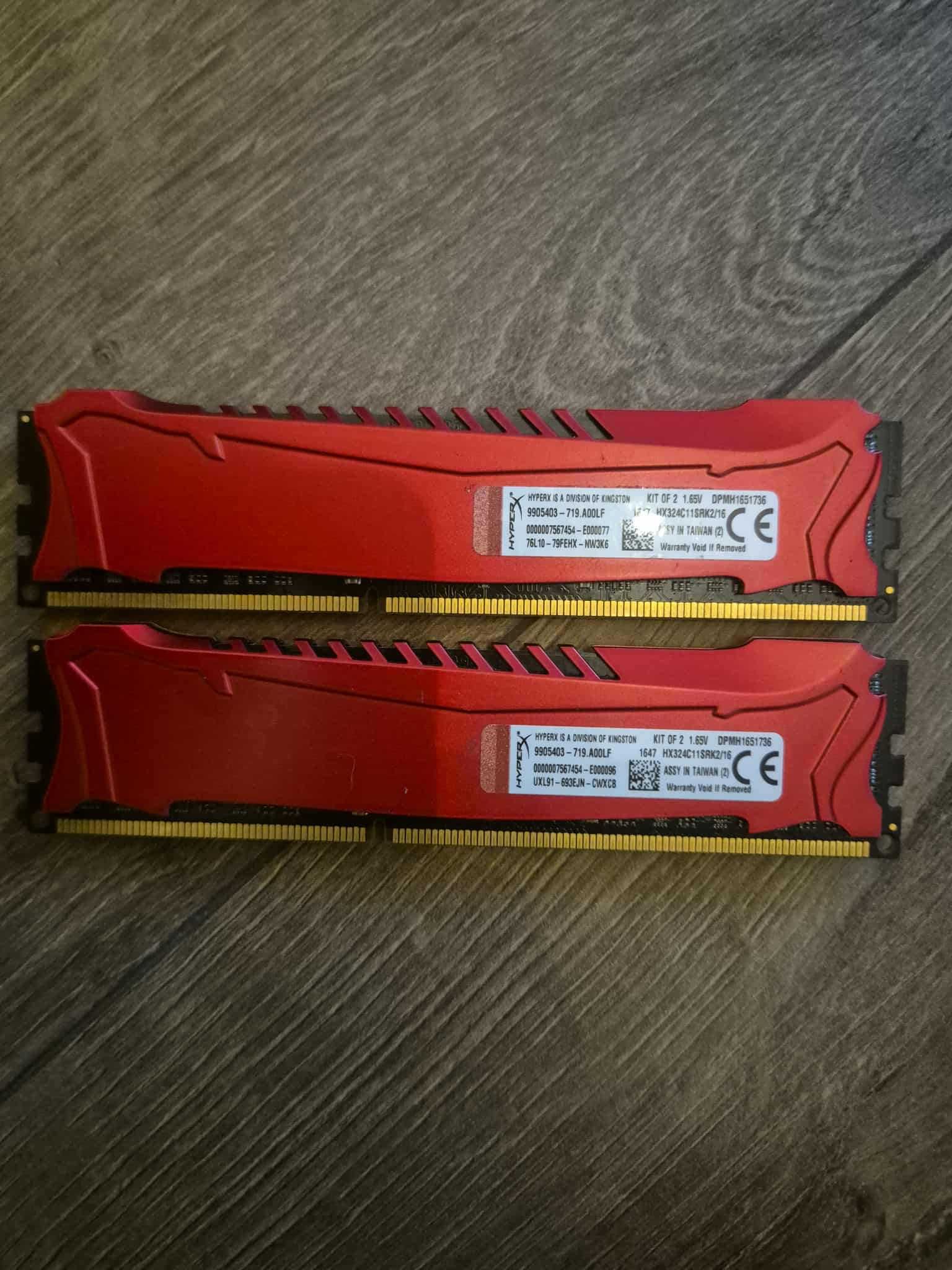 Pamięć HyperX Savage, DDR3, 16 GB, 2400MHz, CL11 (HX324C11SRK2/16)