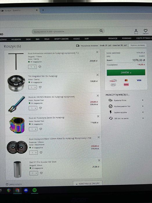 Hulajnoga wyczynowa custom