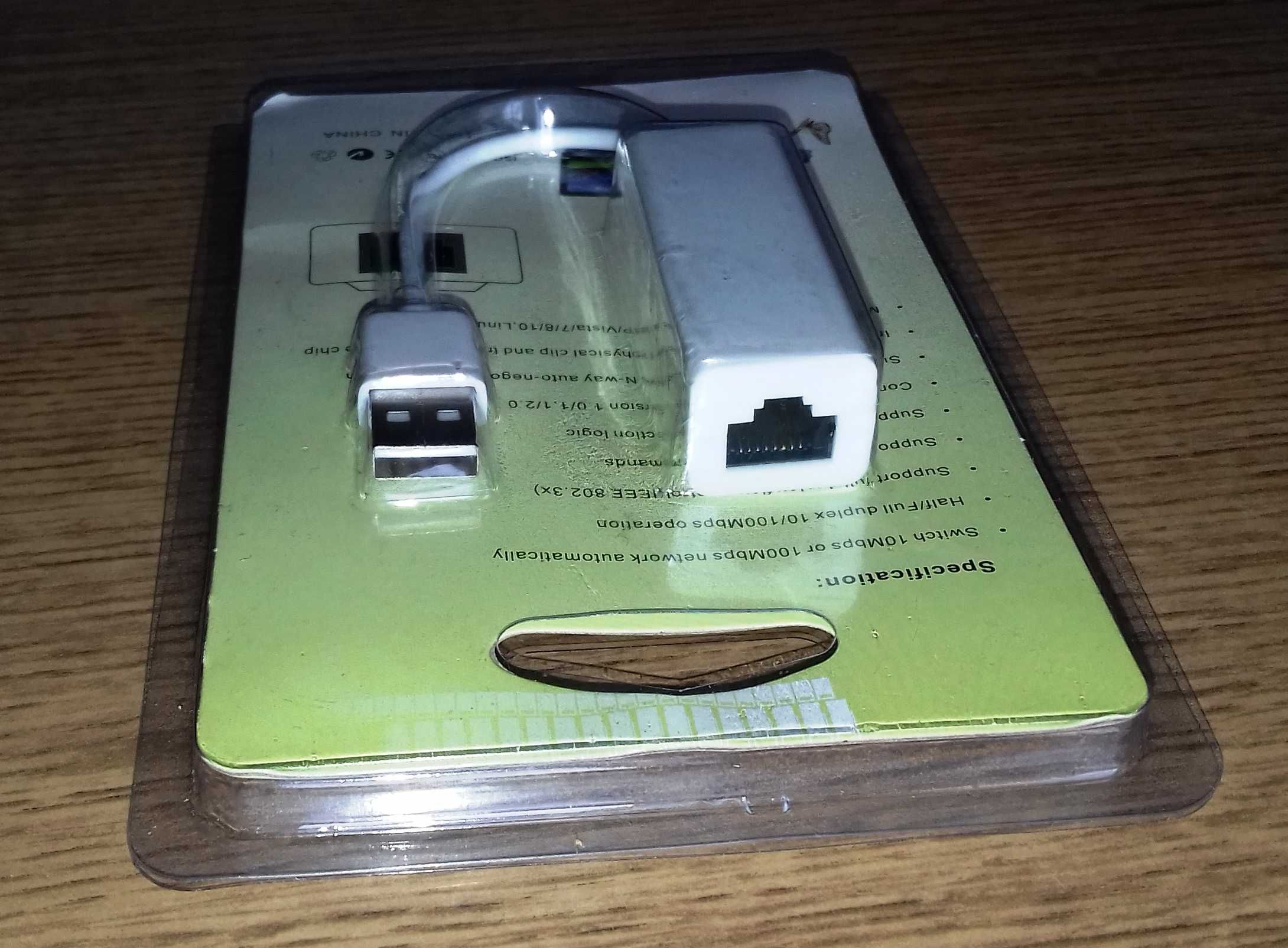 Мережевий адаптер Ewell ESB2.0 to RJ-45 (EW103)